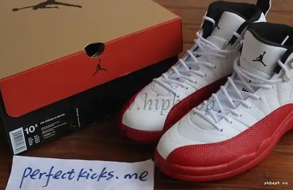 Authentic “Cherry”Rising Air 12 Retro Jordan Sun 0516